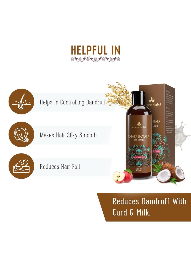 Keshpallav Hair Oil (100 ml) and Hairtone PV 1 Scalp Spray (100 ml) and Shakuntala Hair Shampoo (200 ml) and Radha hair Conditioner (200 ml) Combo Pack - Super Saver Pack