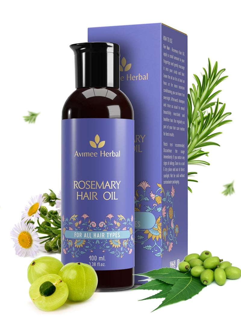 Rosemary Super Saver Combo for Hair Growth & Hair Fall - Rosemary Water (200mL) - Rosemary Oil (100mL)