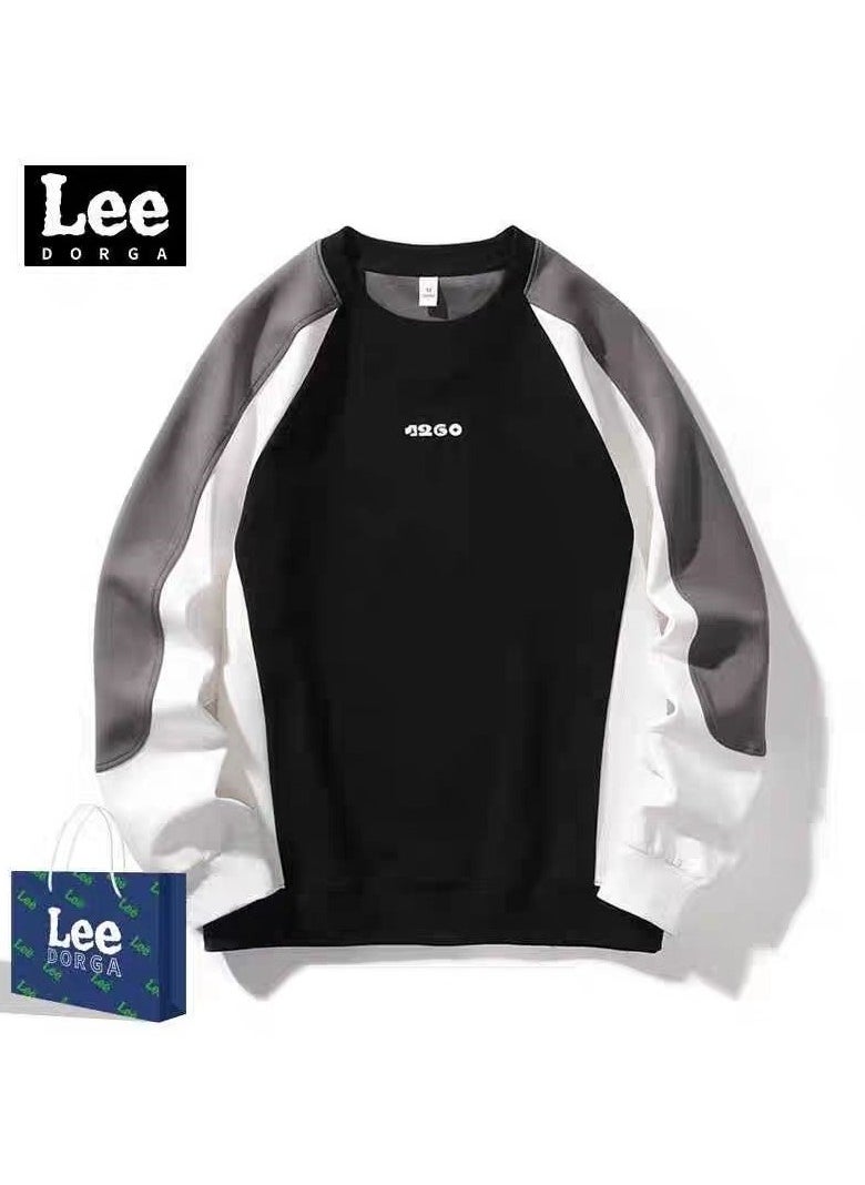 Lee Brand Hoodie Loose Casual Round Neck Long Sleeved Hoodie