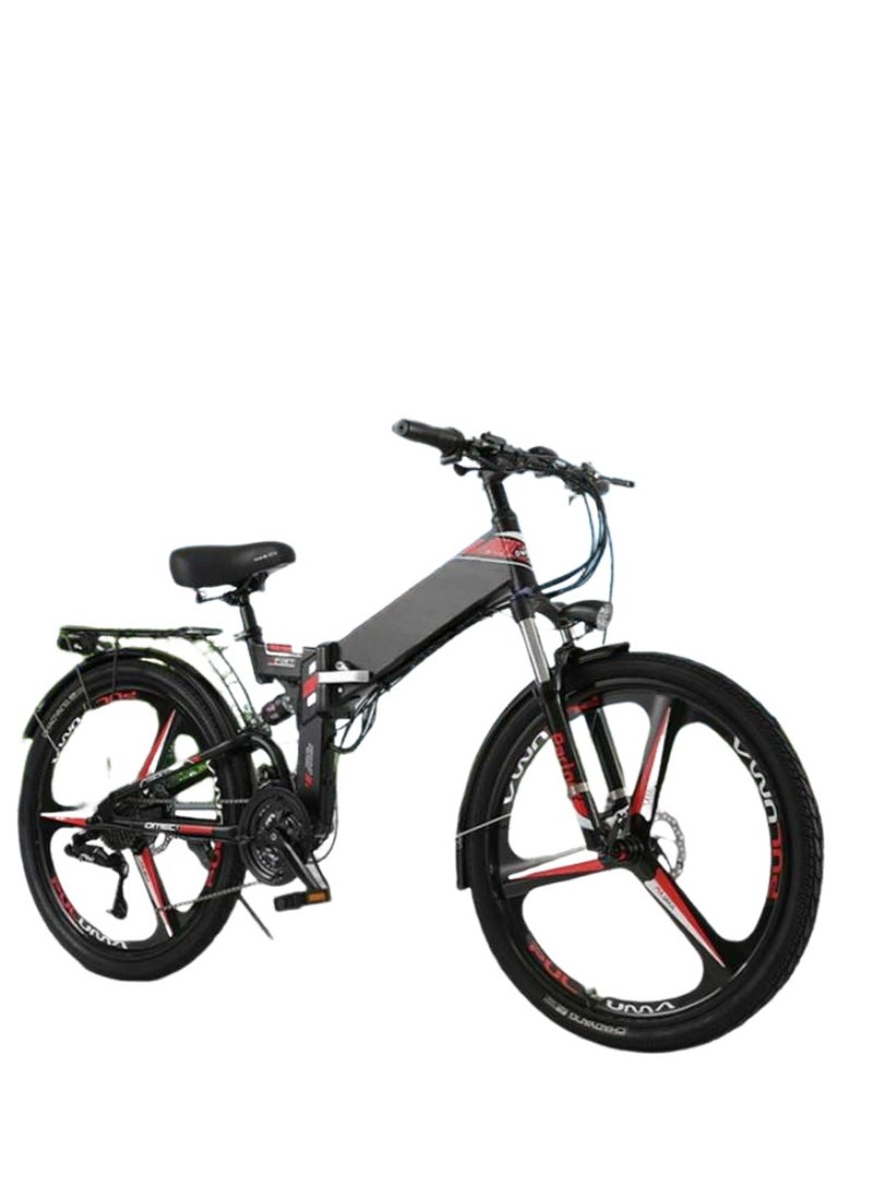 Folding electric bicycle lithium battery electric power mountain bike 2624 inch lithium off-road variable speed bicycle