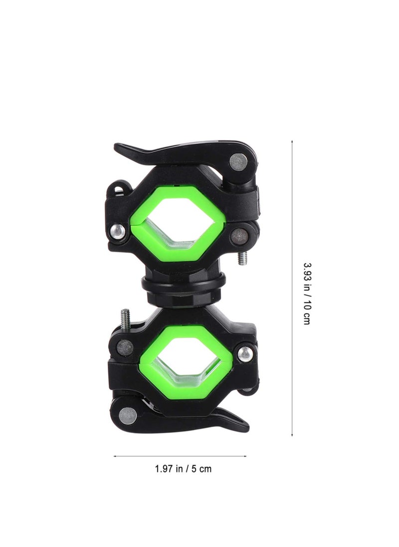 SYOSI Bike Flashlight Mount 360 Degree Bicycle Flashlight Holder Bike Lamp Mount, Universal Clip Torch Bicycle Mount for Road Bike Mountain Bike Cycling