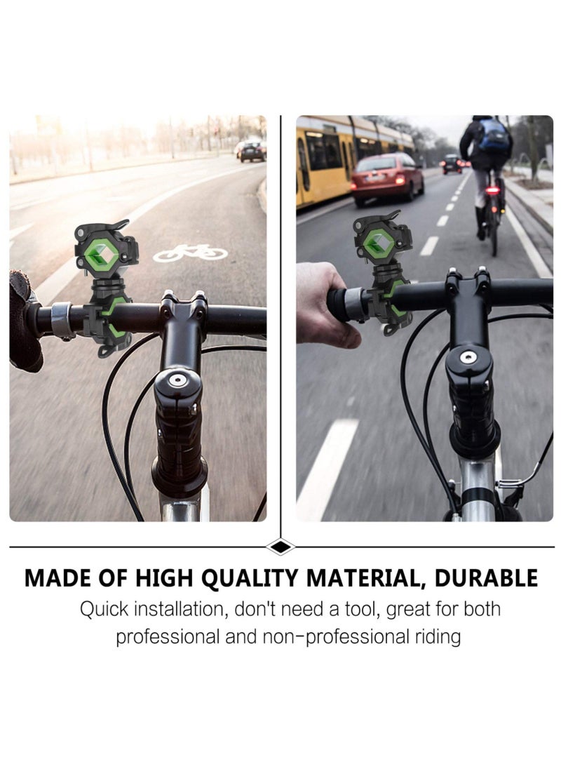 SYOSI Bike Flashlight Mount 360 Degree Bicycle Flashlight Holder Bike Lamp Mount, Universal Clip Torch Bicycle Mount for Road Bike Mountain Bike Cycling