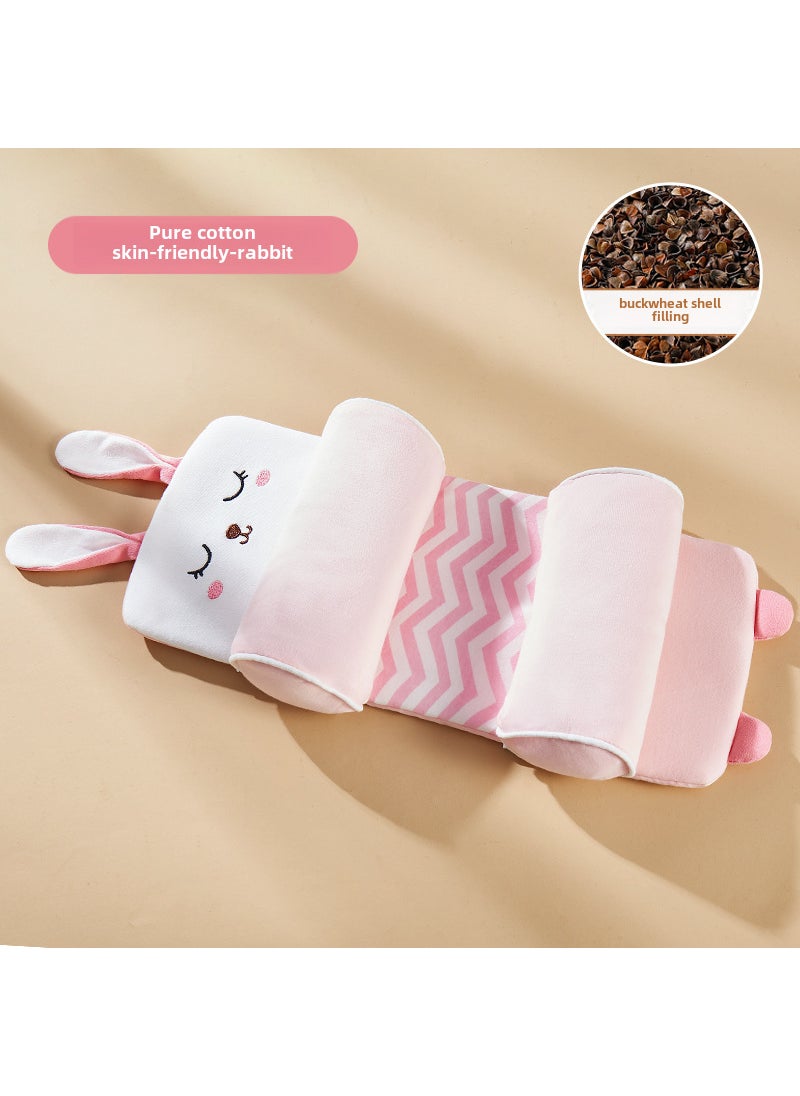 Baby Buckwheat Pillow 1-3 Shaping Pillow for Toddlers Rabbit [recommend age 0-3 years old]]