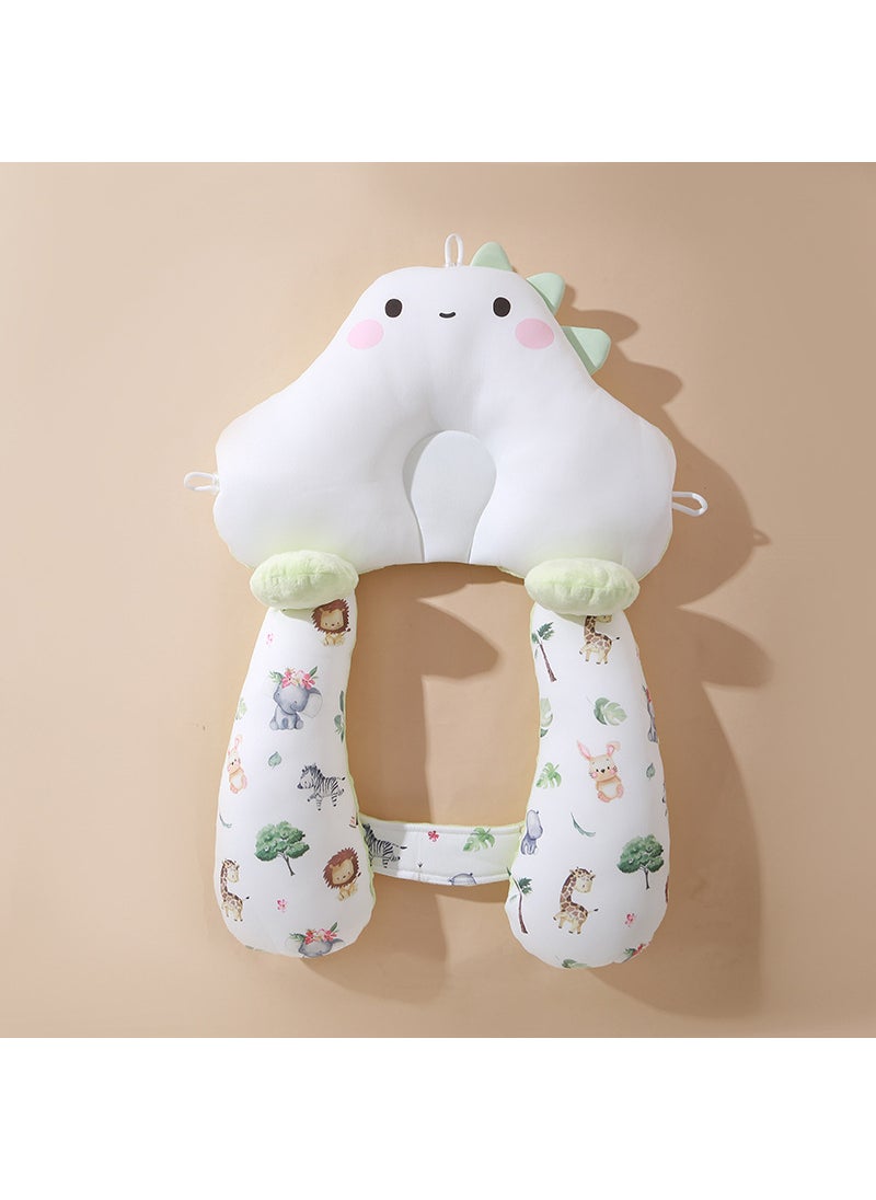 Baby Shaping Pillow Cartoon 0-6m Sleep Aid mint dragon