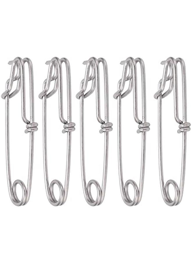 Downrigger Release Clip, 5Pcs Tuna Clips, Longer Line Clips Snap Sea Fishing Connectors Closed Eye Pin for Floats Tuna Fishing Line Fishing(3 5 * 125MM)