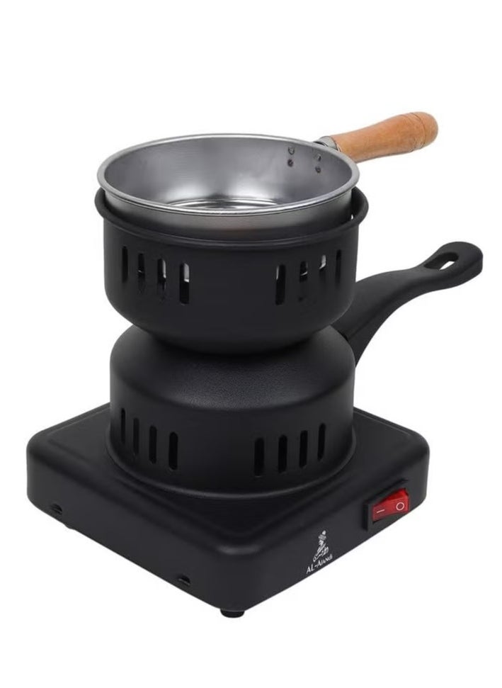 Electric Charcoal Burner & Lighter – Hot Stove Tool for Efficient Heating (Black)