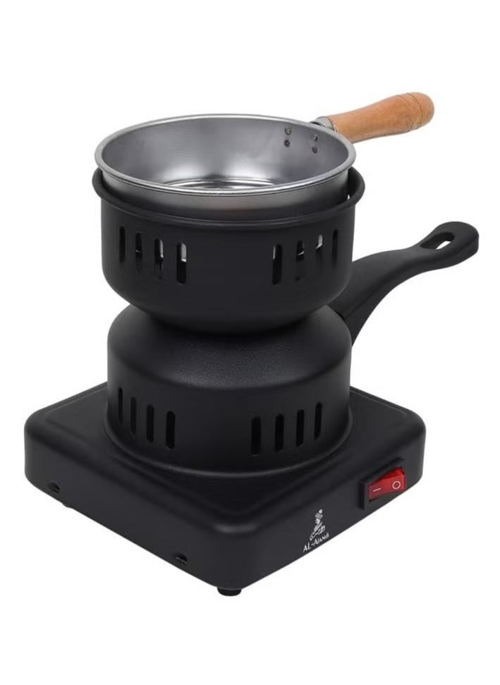 Electric Charcoal Burner & Lighter – Hot Stove Tool for Efficient Heating (Black)