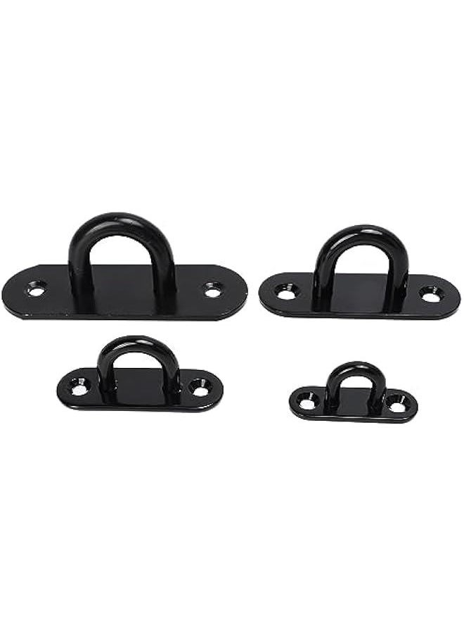 Ceiling Mount Ring Hook and Load Bearing Door Fixing,5 PCS Eye Plate Set, Reinforced Eye Plate