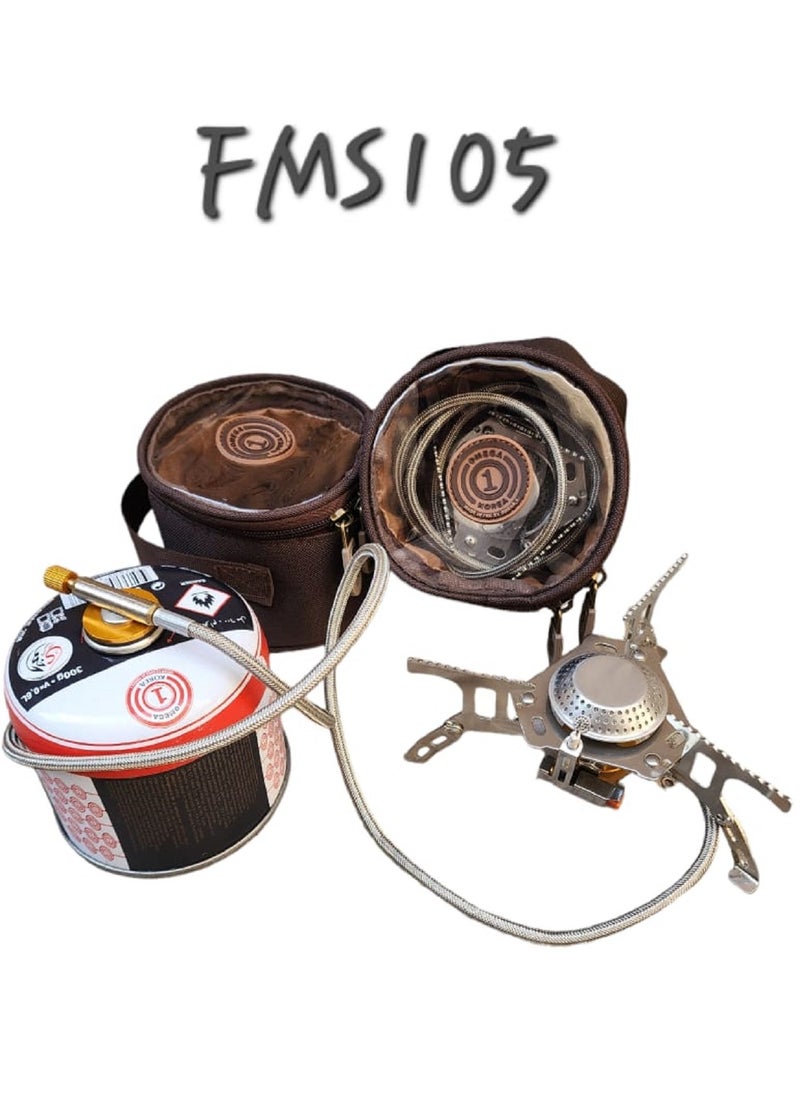 Mini Portable Round Camping Stove With Carry Bag