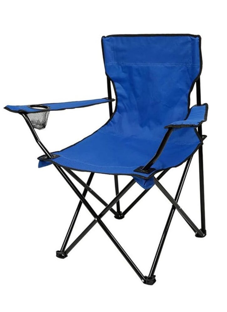 Beach Chair Stable Balance Comfortable Sitting Foldable Camping Chair for Adults for Vacations(Blue) For Adult