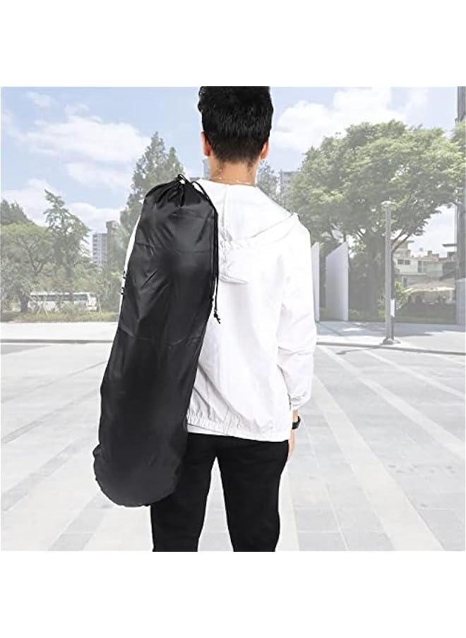 Skateboard Bag , Skateboard Backpack , With adjust Shoulder Straps , 150D Oxford Cloth Sport Skateboard Storage Bag 1 Shoulder Carry Case Black , For Travel Skateboarding( 86X28 . 5Cm) , Skateboard