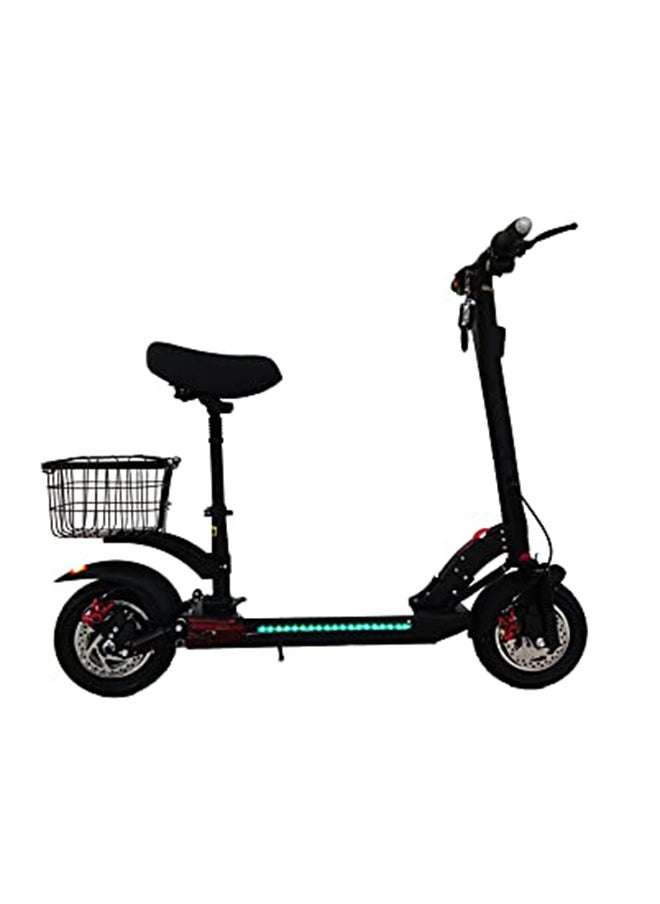 Electronic Scooter With Rear Basket Fodable Seat For Both Adult And Teenager