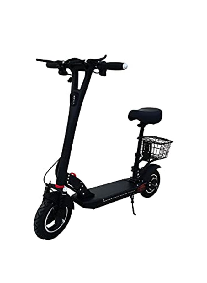 Electronic Scooter With Rear Basket Fodable Seat For Both Adult And Teenager