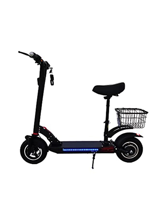 Electronic Scooter With Rear Basket Fodable Seat For Both Adult And Teenager