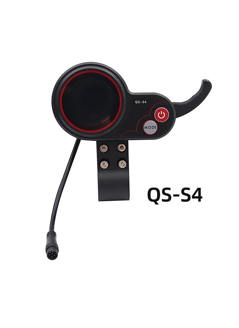 New product direct sale ZERO8/9/10/8X/10X/11X electric scooter ZERO meter QS-S4 36V-6 72VA Zero scooter 6-pin meter (QS-S4)