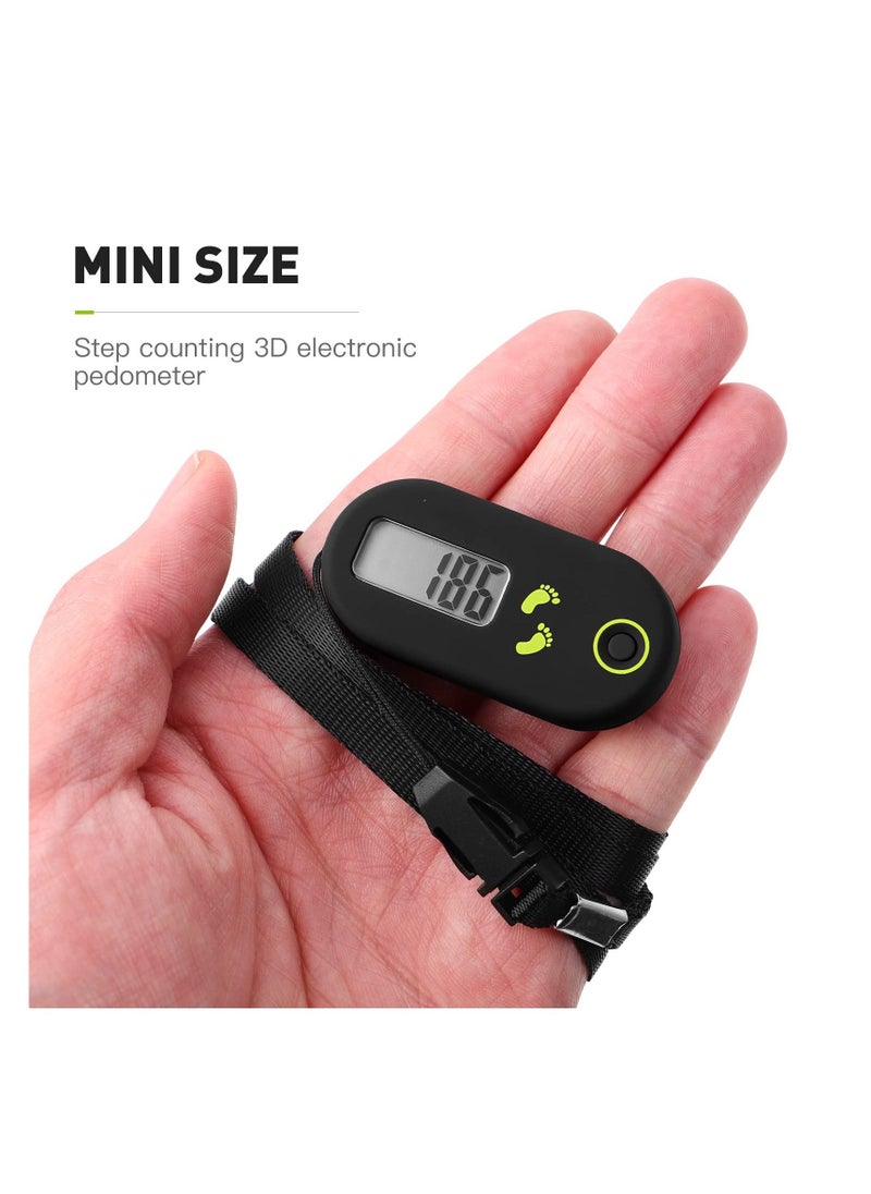 Pedometer for Walking, Accurate Electronic Pedometer, 3D Fitness Pedometer with Display for Man Woman Kids Seniors