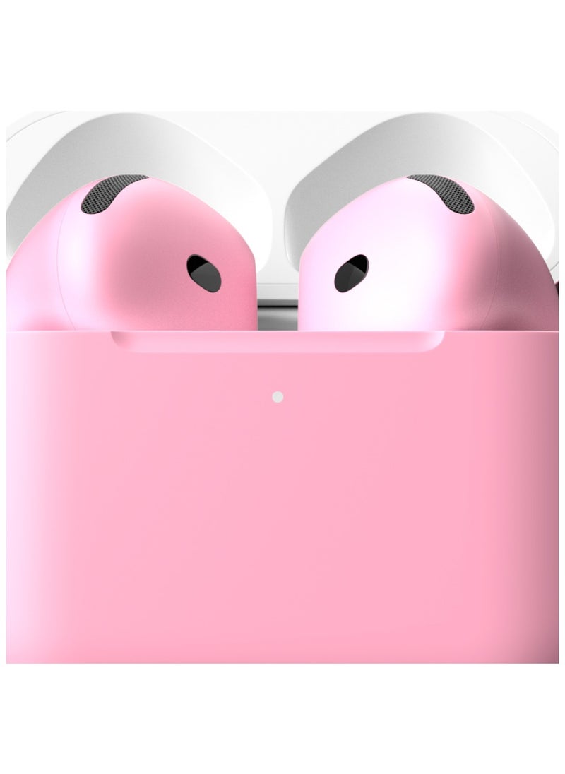 MERLIN CRAFT CUSTOMIZED APPLE AIRPODS 4 PINK MATTE