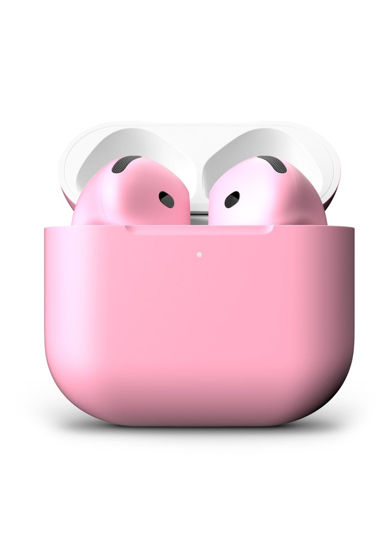 MERLIN CRAFT CUSTOMIZED APPLE AIRPODS 4 PINK MATTE