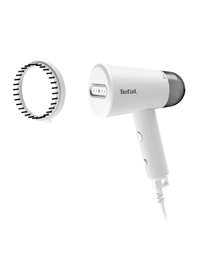 TEFAL Origin Travel Handheld Steamer | Travel-Friendly Foldable Format | Ultra-Compact Design | Reliable Steam Performance | 25-Second Heat-Up Time | Refreshing Steam Power | 70 ml 1200 W DT1020G0 Nube Grey, White