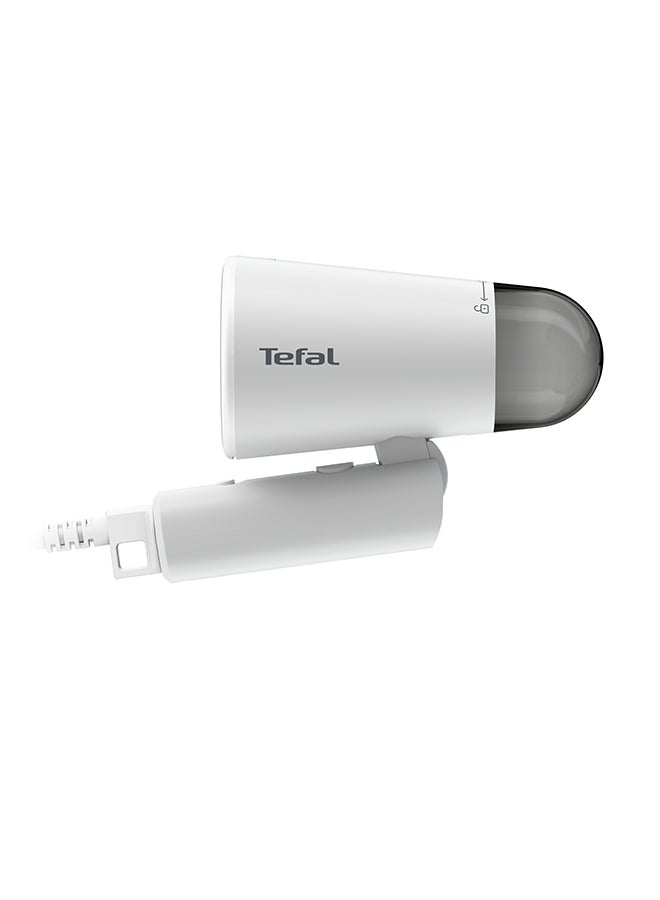 TEFAL Origin Travel Handheld Steamer | Travel-Friendly Foldable Format | Ultra-Compact Design | Reliable Steam Performance | 25-Second Heat-Up Time | Refreshing Steam Power | 70 ml 1200 W DT1020G0 Nube Grey, White