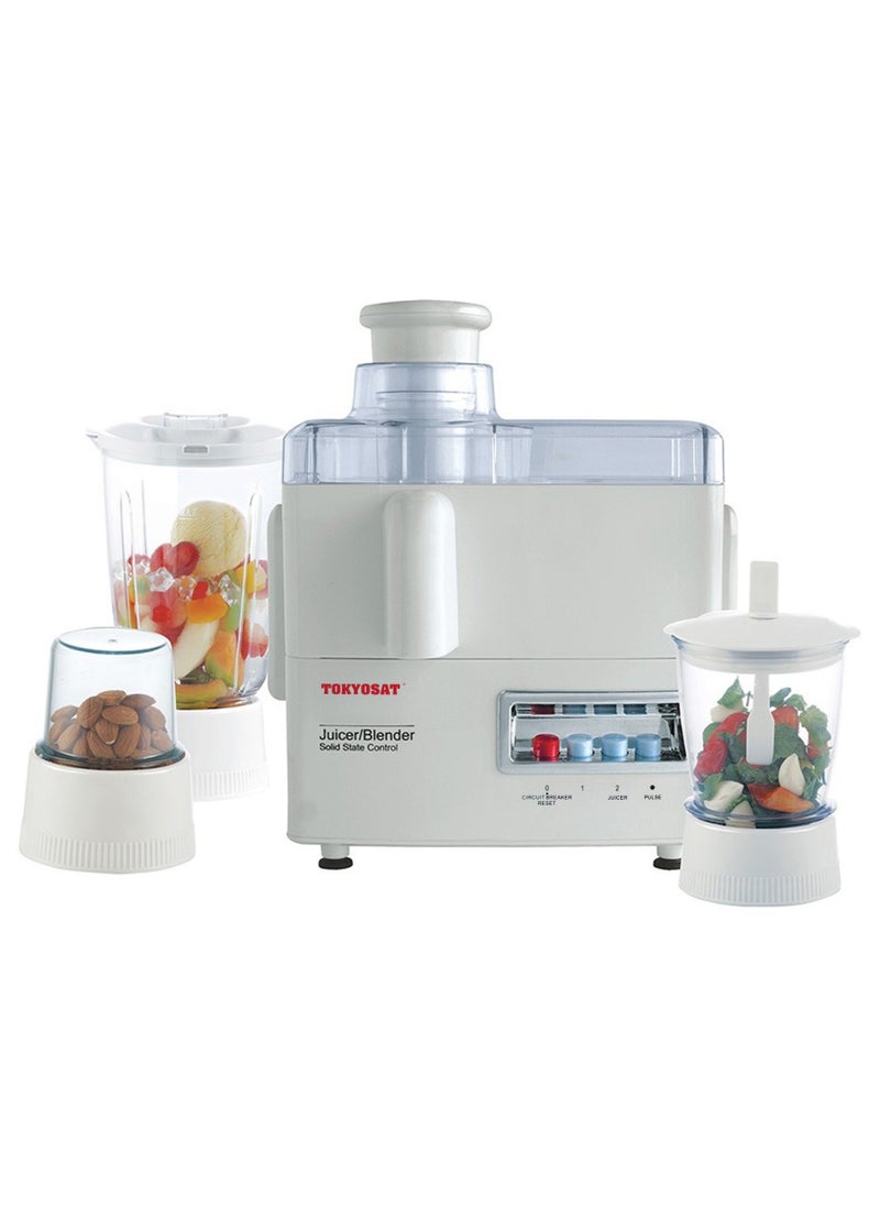 TOKYOSAT BLENDER & JUICER 4 IN 1 , 700 W