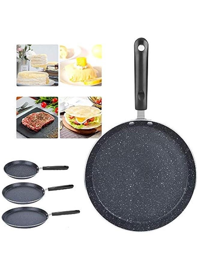 Non-Stick Frying Pan with Handle, 8-Inch, Stainless Steel and Aluminum