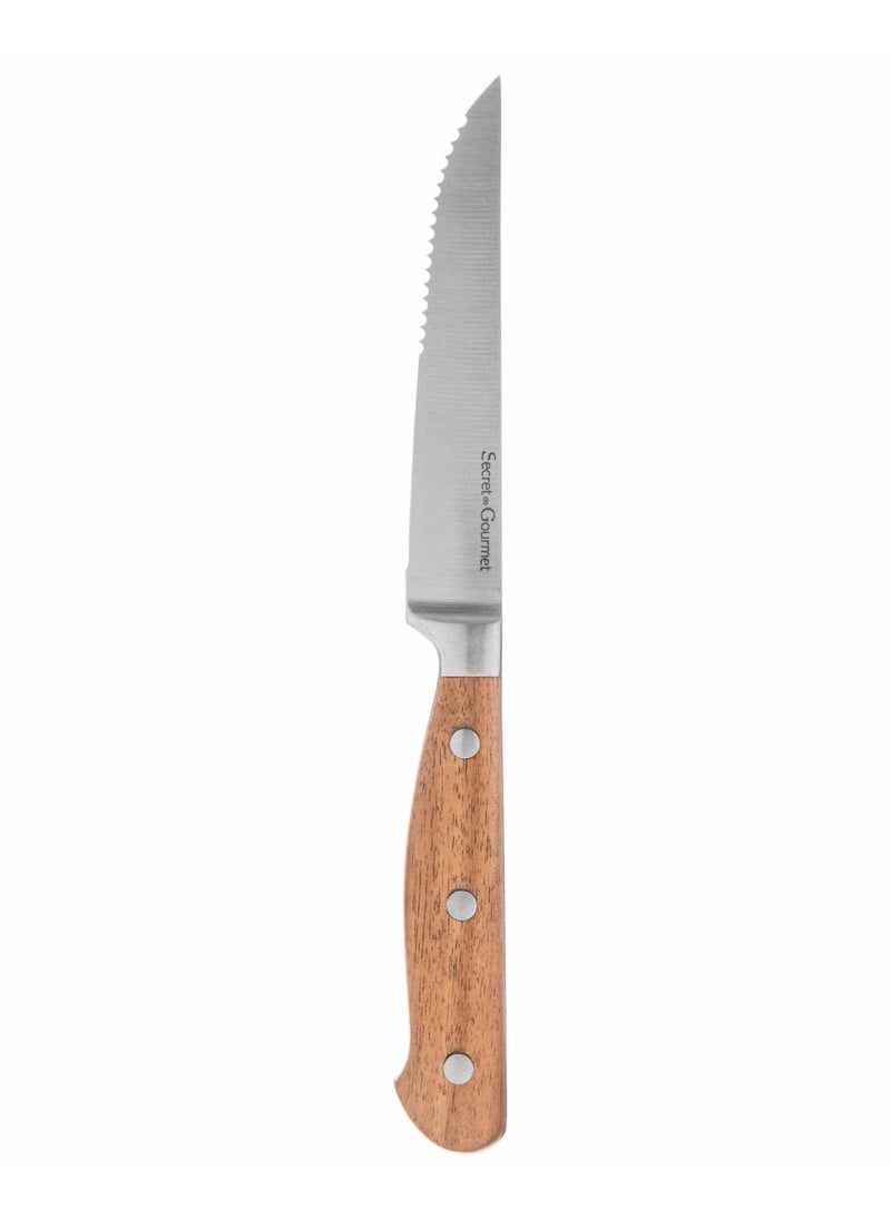 5Five Elegancia Stainless Steel Steak Knife (2 x 1.5 x 23 cm)