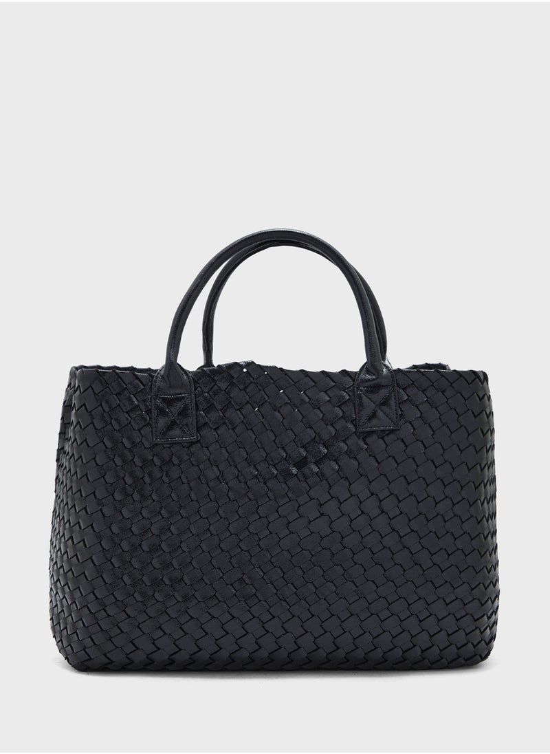 Woven Shopper Bag