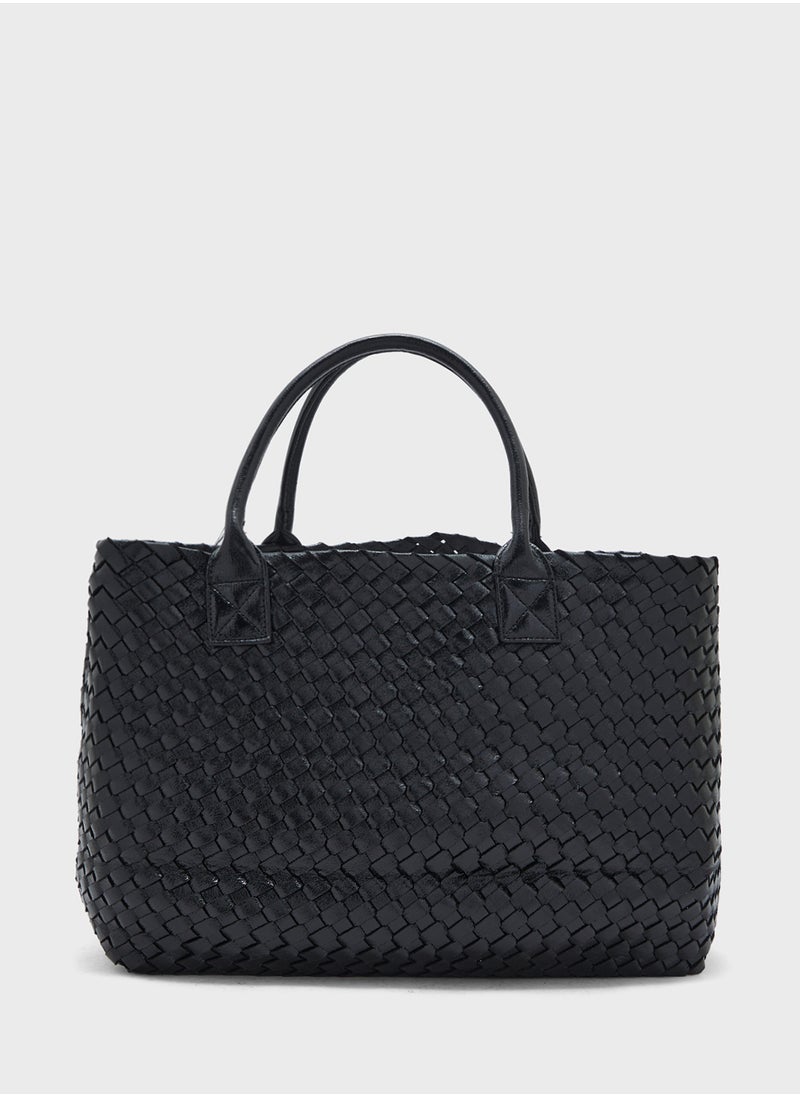 Woven Shopper Bag