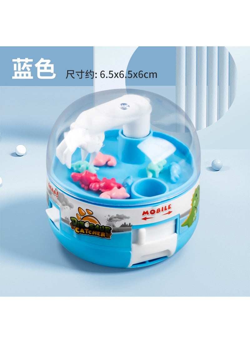 Interactive Family Game [Blue] Mini Dinosaur Catch Baby Machine [with 8 small dinosaurs]]