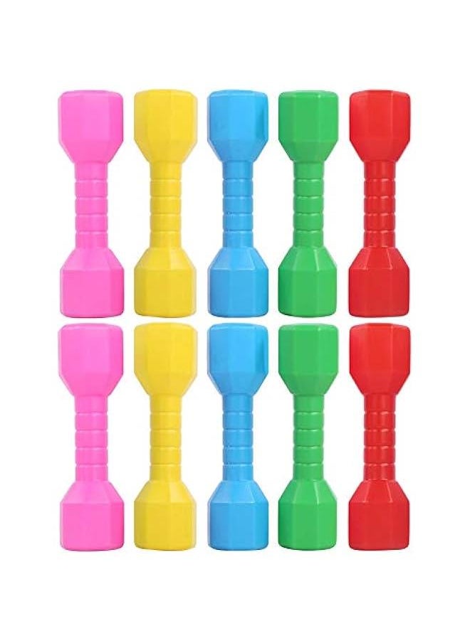 10Pcs Kids Workout Equipment, Kids Weight Toy Dumbbells, Fun Fitness and Exercise Equipment for Toddlers, Plastic Kid Fitness Equipment, kids workout equipment toddler weight set kids weight set ki