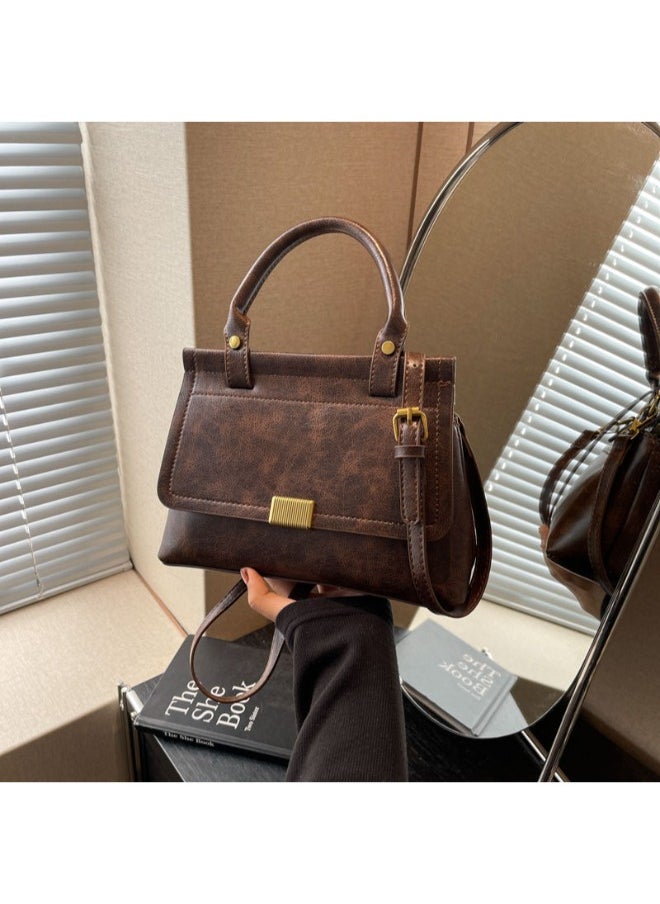 Ladies Luxury Leather Crossbody Handbag - Timeless & Elegant Shoulder Bag for Sophisticated Women