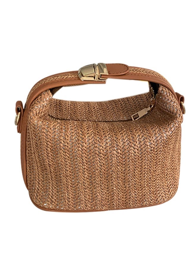 Chic Straw Woven Bag for Women – Vacation-Ready, Relaxed Style for Summer Days