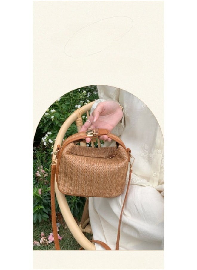 Chic Straw Woven Bag for Women – Vacation-Ready, Relaxed Style for Summer Days