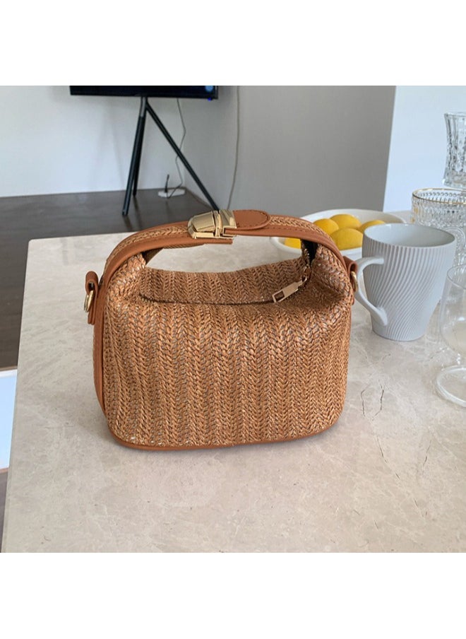 Chic Straw Woven Bag for Women – Vacation-Ready, Relaxed Style for Summer Days