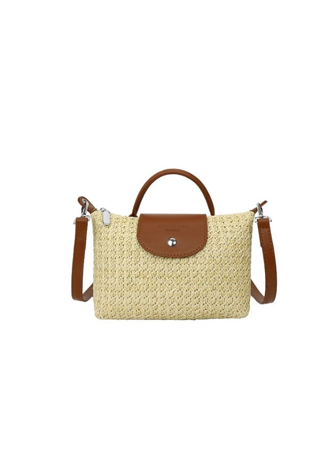 Elegant Straw Woven Women Crossbody Bag – Nature-Inspired Style and Practical Design