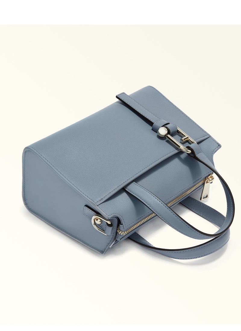 FURLA NUVOLA COLOR CELESTIAL 22 cm x 15 cm x 10,5 cm (w x h x d) 100% Leather Claris Lux Calf Leather