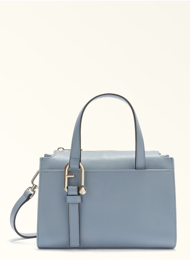 FURLA NUVOLA COLOR CELESTIAL 22 cm x 15 cm x 10,5 cm (w x h x d) 100% Leather Claris Lux Calf Leather