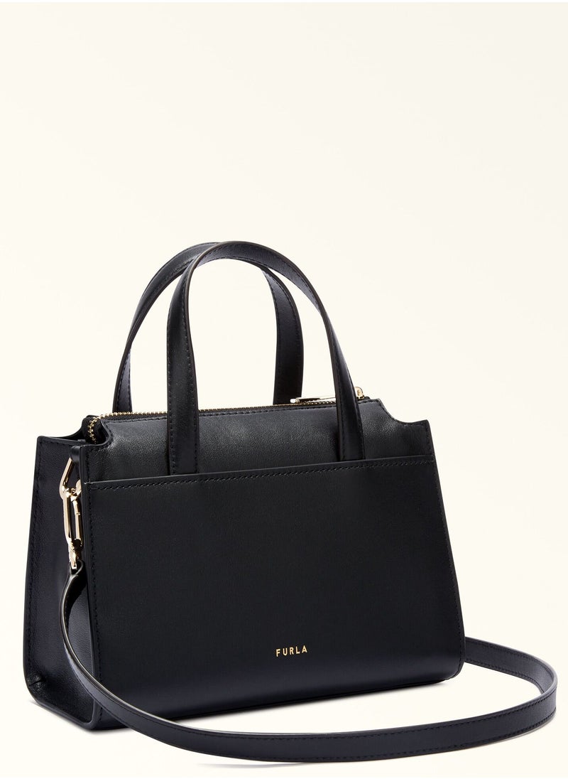 FURLA NUVOLA COLOR NERO 22 cm x 15 cm x 10,5 cm (w x h x d) 100% Leather Claris Lux Calf Leather