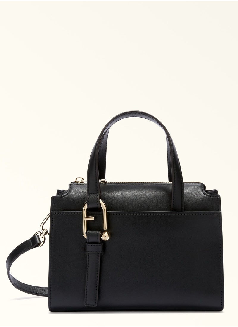 FURLA NUVOLA COLOR NERO 22 cm x 15 cm x 10,5 cm (w x h x d) 100% Leather Claris Lux Calf Leather