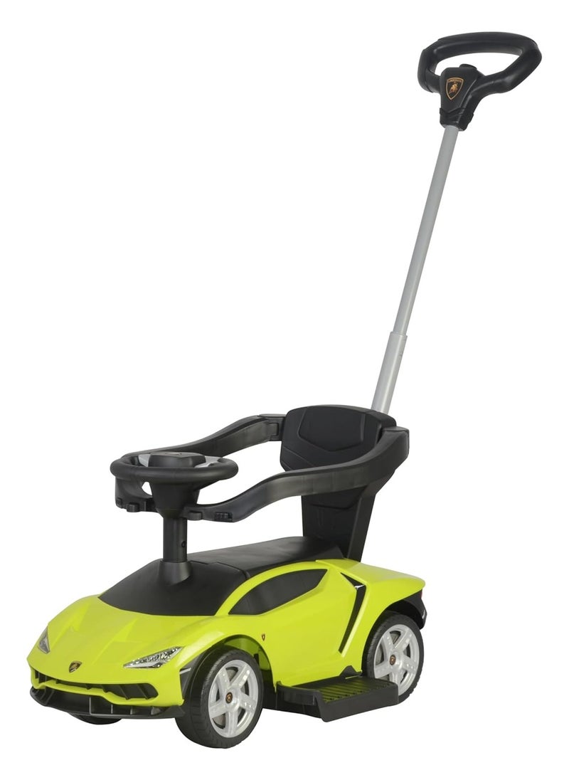 Push Car for Kids LB 3726, Toddler Lamborghini-Style Ride-On with Adjustable & Removable Handle