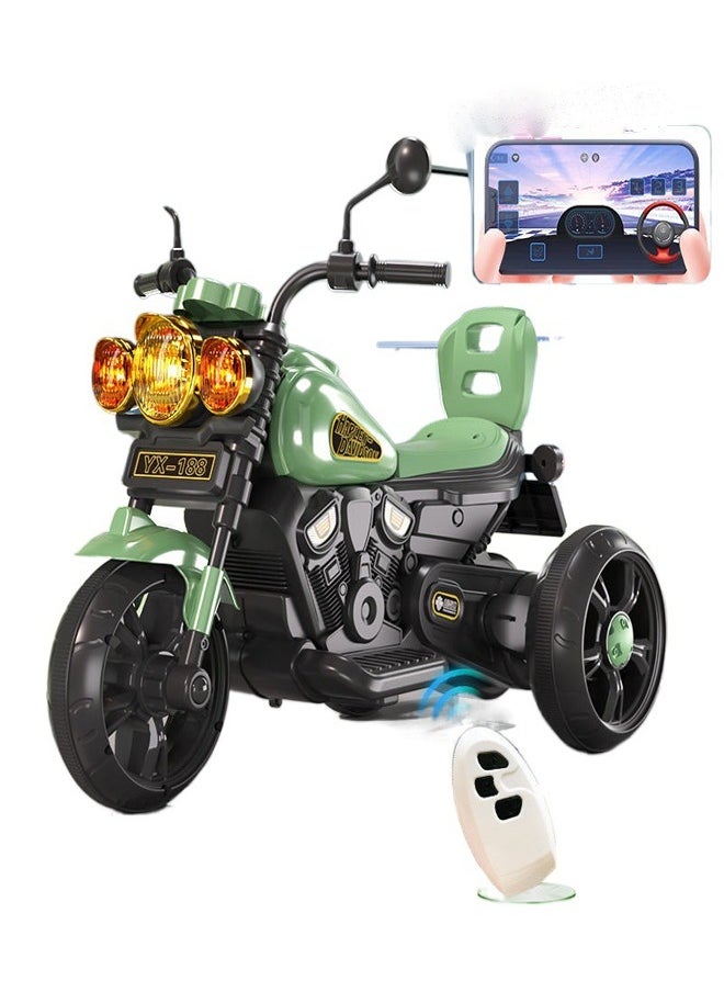 Kids Electric Tricycle Motorcycle Ride-On with Lights and Music - 51 X 93 X 68CM