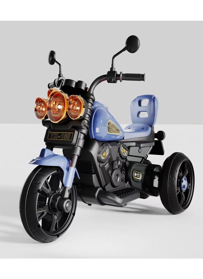 Kids Electric Tricycle Motorcycle Ride-On with Lights and Music-51 x 93 x 68CM