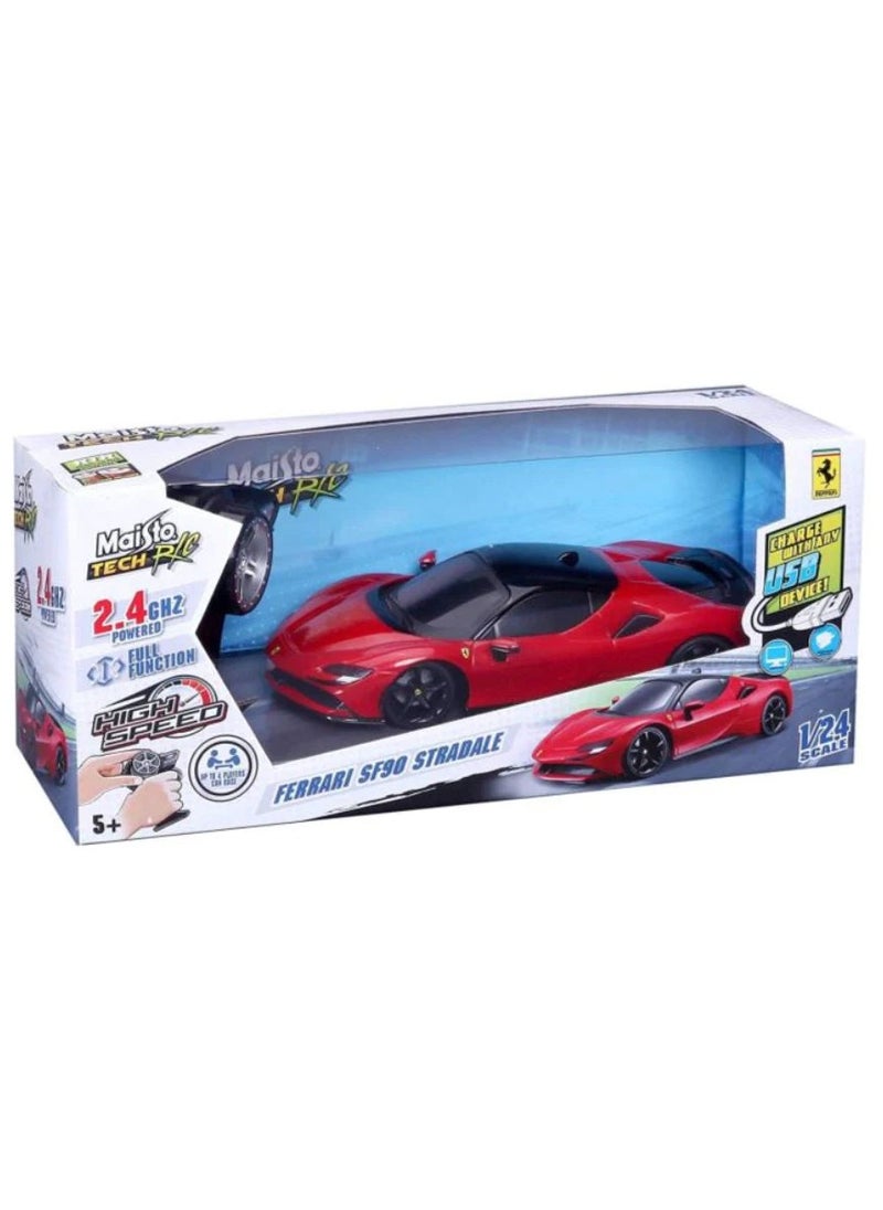 Ferrari SF90 Stradle Remote Control Car 1:24