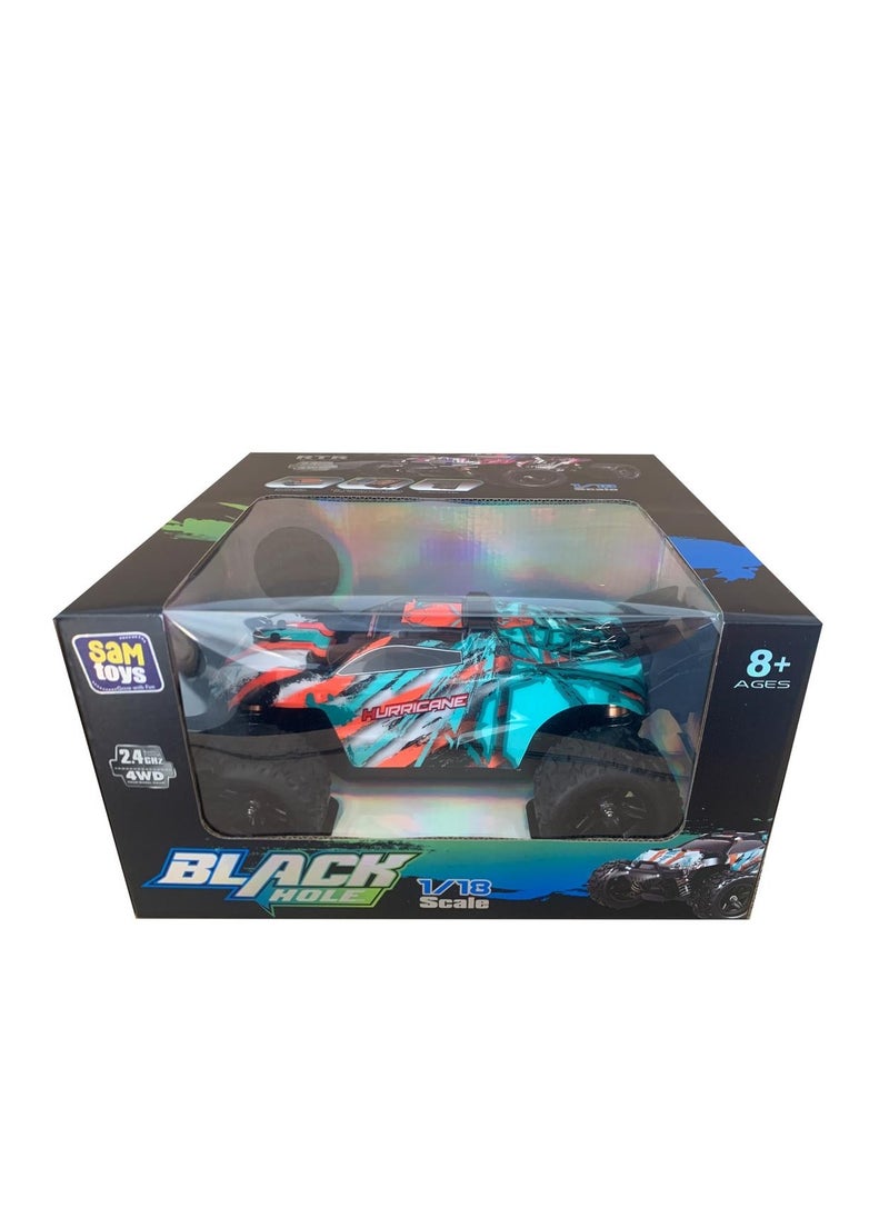 Sam Toys - Black Hole High speed R/C car (Orange)
