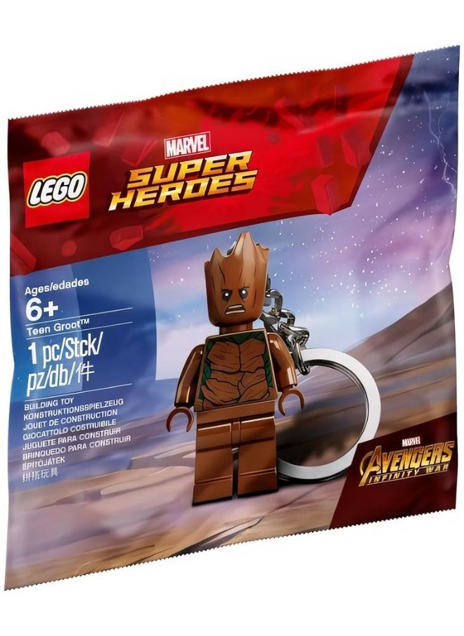 Lego Marvel Avengers Infinity War Teen Groot Keychain Polybag New