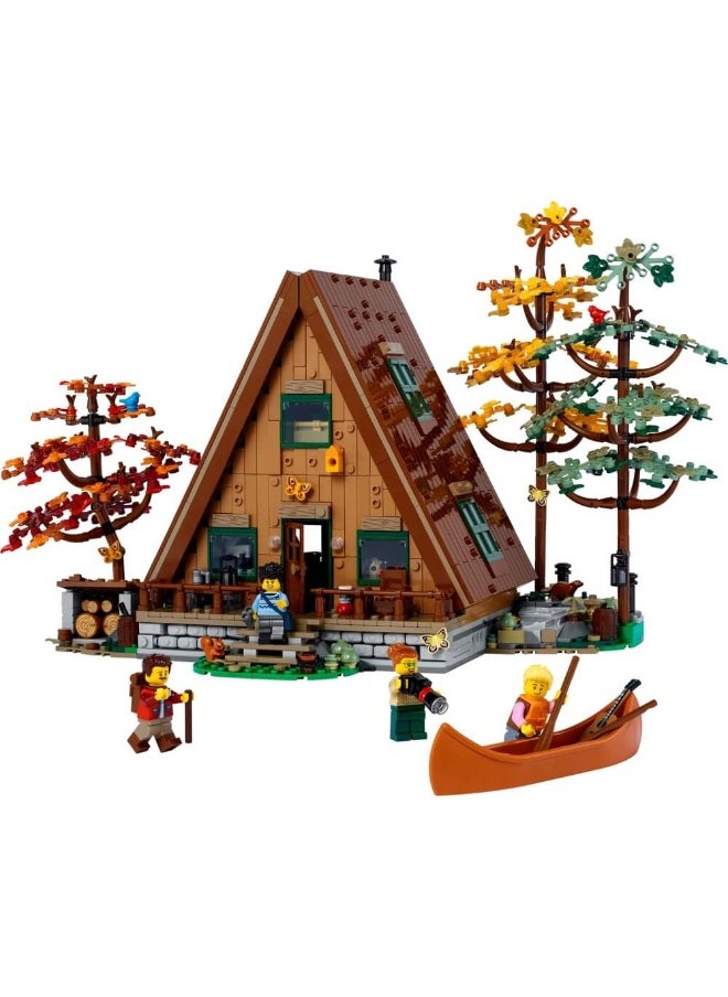 Ideas A-Frame Cabin 21338 Building Toy Set (2082 Pieces)