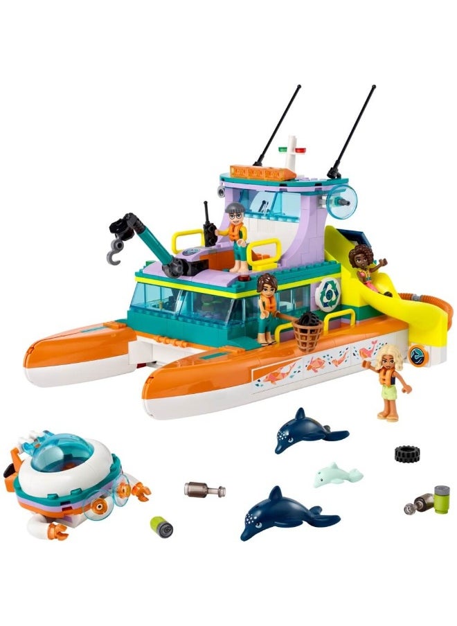 Friends Sea Rescue Boat 41734 Building Toy Set (717 Pieces)