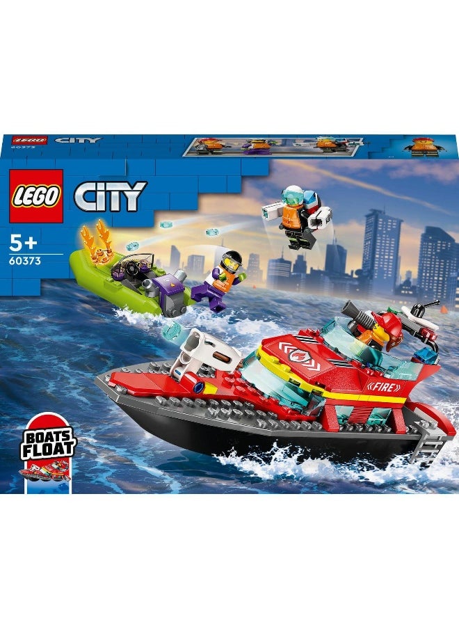 City Fire Rescue Boat (144 Pieces)