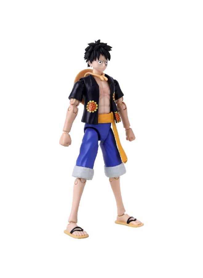 Bandai Anime Heroes One Piece Monkey D. Luffy Dress Rosa Action Figure (16.5 cm)